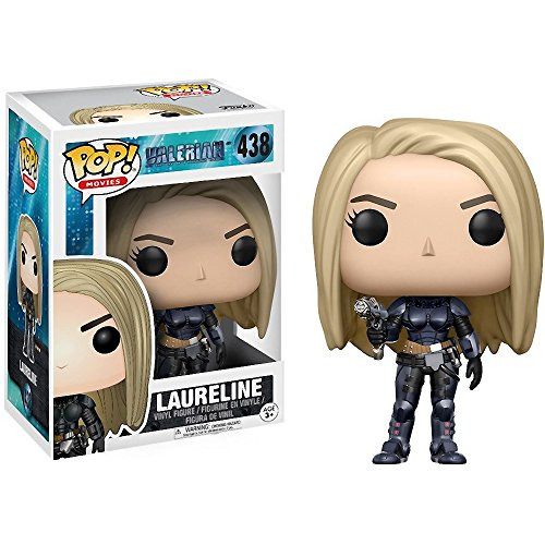Funko Laureline Valerian and The City of a Thousand Planets x POP Movies Vinyl Figure   1 POP Compatible PET Plastic Graphical Protector Bundle 438  14335 - B