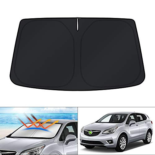 KUST Windshield Sun Shade Blocks UV Rays Sun Visor Protector Foldable Sunshade for Buick Envision 2016 2017 2018 2019 2020 Keep Your Car Cooler