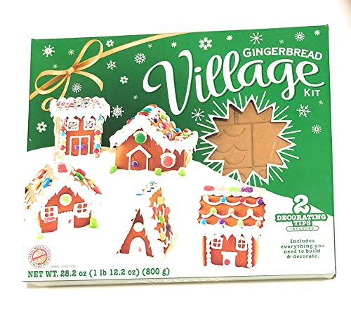 Gingerbread Mini Village House Kit by Create a Treat 5 Buildings