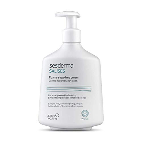 Sesderma SALISES Foamy Soap-free Cream Acne-prone and Oily skin Cleansing 10_2 fl_ Oz