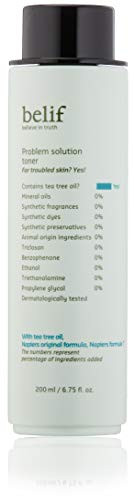 belif Problem Solution Toner  Facial Toner for Acne-Prone Skin  Blemishes Hydration Clean Beauty