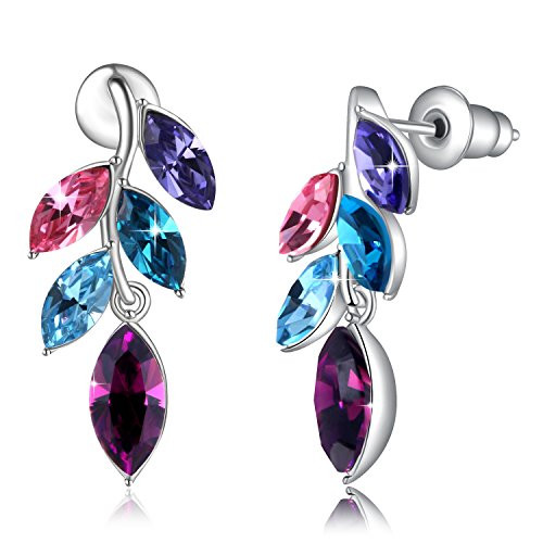 Heart Crystal Drop Dangle Earring PLATO H Heart Shape Earring With Swarovski Crystal Woman Gifts Earring Heart Crystal Drop Dangle Earring PLATO H Heart Shape Earring With Swarovski Crystal Woman Gifts Earring