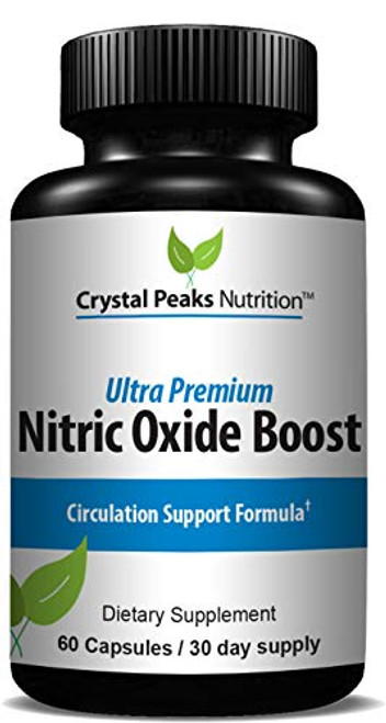 Nitric Oxide Boost Supplement Loaded with L-ARGININE L-CITRULLINE BETA Alanine Improve Circulation Muscle Recovery Strength Workout Harder for Better Results 60 Capsules Nitric Oxide Boost Supplement Loaded with L-ARGININE L-CITRULLINE BETA Alanine Improve Circulation Muscle Recovery Strength Workout Harder for Better Results 60 Capsules