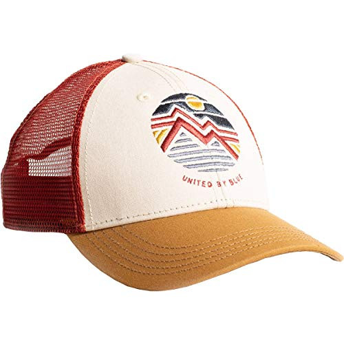 United By Blue Womens Trucker Hat Geo Mountain