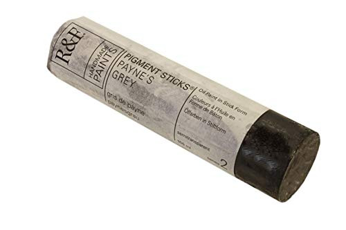 R F Handmade Paints 262E Oil Pigment Stick 100ml Paynes Grey