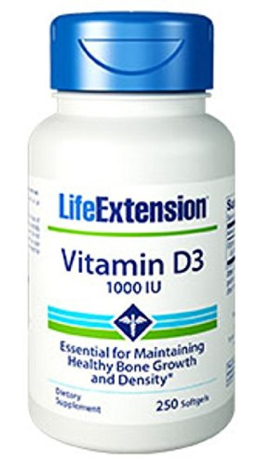 Vitamin D3 1000 IU 250 softgels-Pack-3