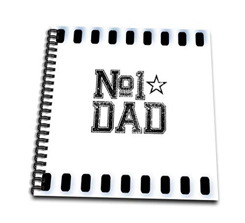 3dRose db-55603-2 Number 1 Dad-Fathers-Fathers Day Art-Memory Book 12 by 12-Inch