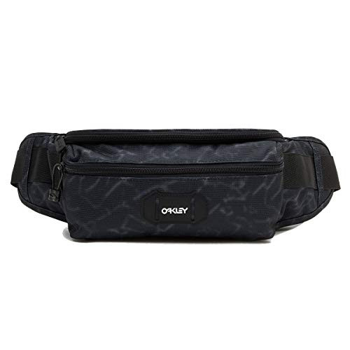 Oakley Mens Street Belt Bag Black Glass Print One Size