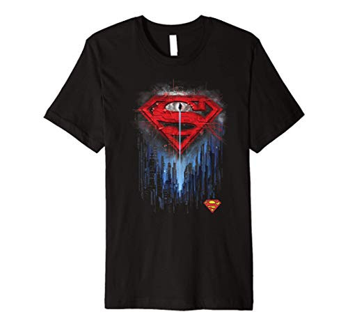 DC Fandome Superman Skyline Logo Premium T-Shirt