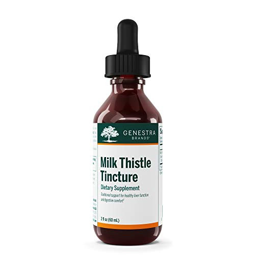 Genestra Brands - Milk Thistle Tincture - Herbal Supplement to Support Liver Function - 2 fl_ oz_