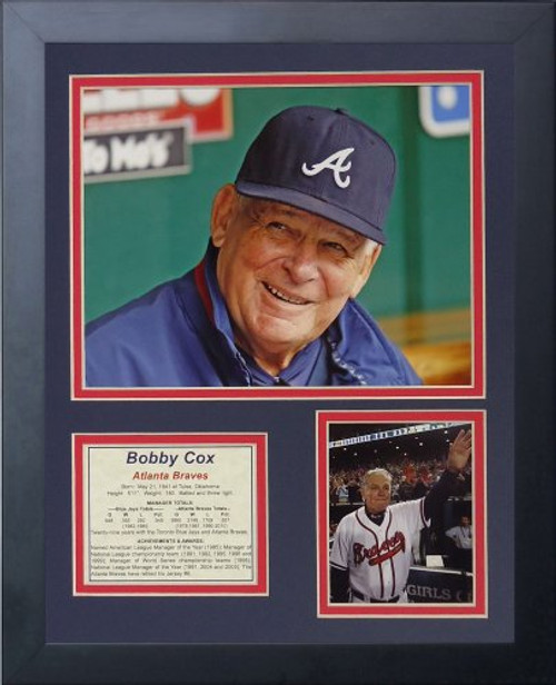 Bobby Cox 11 x 14 Framed Photo Collage by Legends Never Die Inc_ Bobby Cox 11 x 14 Framed Photo Collage by Legends Never Die Inc_
