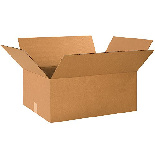 Aviditi 241810 Corrugated Cardboard Box 24 L x 18 W x 10 H Kraft for Shipping Packing and Moving Pack of 10