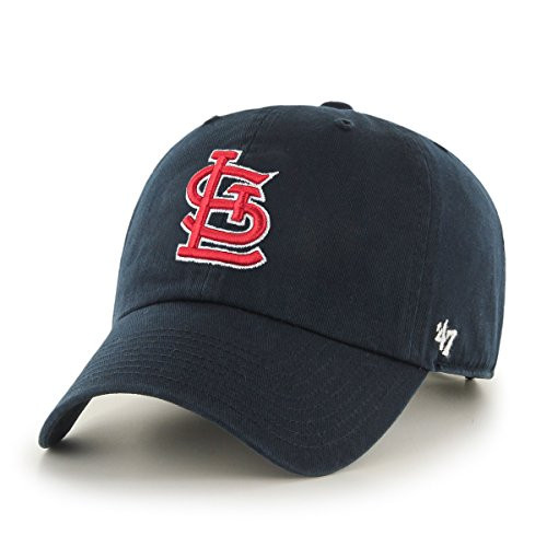MLB St_ Louis Cardinals Mens Clean Up Cap Navy