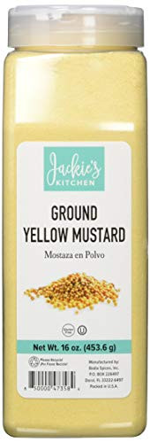Jackies Kitchen 416oz - Mustard Ground 16 Oz Pack Of 4