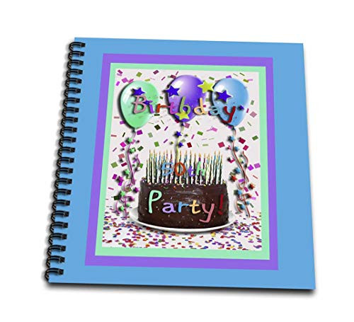3dRose db-20223-2 Birthday Party Chocolate Cake 50Th-Memory Book 12 by 12-Inch 3dRose db-20223-2 Birthday Party Chocolate Cake 50Th-Memory Book 12 by 12-Inch