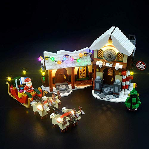 Hima LED Lighting Kit for Illuminates Lego Expert Santas Workshop - Lego 10245-Not Include The Lego Model- Custom Designed - Handmade - Durability Tested