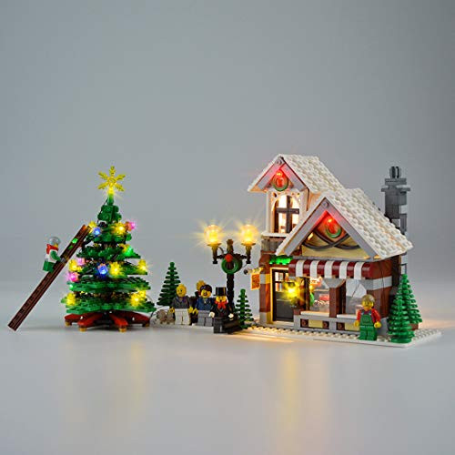 Hima LED Lighting Kit for Illuminates Lego Ereator Expert Winter Toy Shop - Lego 10249Not Include The Lego Model- Custom Designed - Handmade - Durability Tested