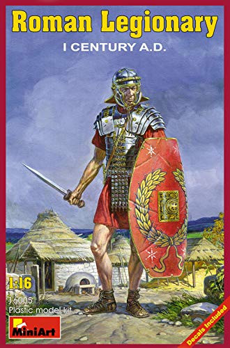 MiniArt 116 Scale Roman Legionary I Century A_D_ - Plastic Model Building Set  16005