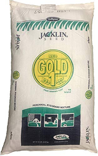 Jacklin Seed - Medalist Gold Blend - 100 Perennial Ryegrass  Certified Grass Seed 5 lbs 1000 sq ft
