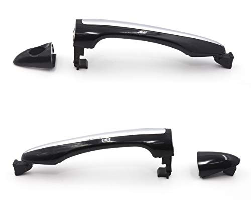 Set of 2 Front Left Right Pair Exterior Door Handle Set for Kia Forte Cerato K3 2014 2018