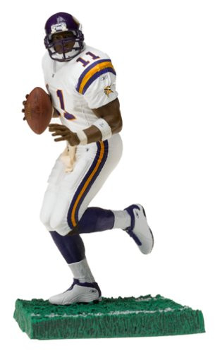 Daunte Culpepper 2 Rare Minnesota Vikings White Jersey Variant McFarlane NFL Series 9 Action Figure