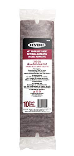 HYDE 09940 Abrasive Sanding Net Sheets 240 Gritt