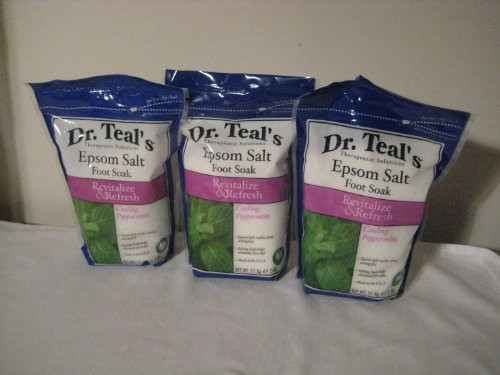 Dr_ Teals Revitalize and Refresh Epsom Salt Foot Soak Cooling Peppermint - 32 Oz by Dr_ Teals