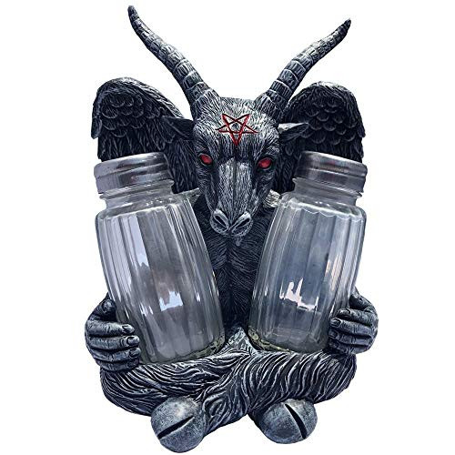 Kreepsville 666 Goat Head Baphomet Salt Pepper Shakers Kreepsville 666 Goat Head Baphomet Salt Pepper Shakers