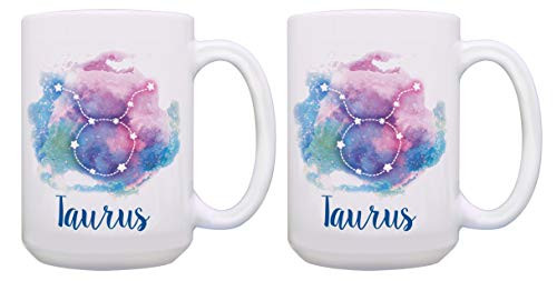 Taurus Mug Set Taurus Constellation Mug Star Sign Mug 2 Pack Gift 15-oz Coffee Mugs Tea Cups Nebula Taurus Mug Set Taurus Constellation Mug Star Sign Mug 2 Pack Gift 15-oz Coffee Mugs Tea Cups Nebula