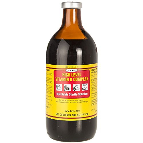Durvet 063404 High Level Vitamin B Complex Yellow_500Ml
