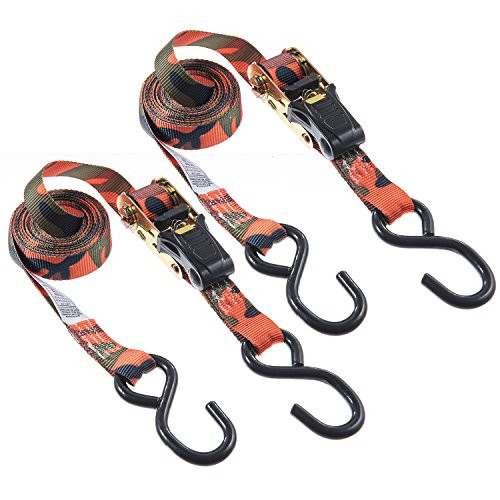 KEEPER 03521 12 x 1 Ratchet Tie-Down Pack of 2