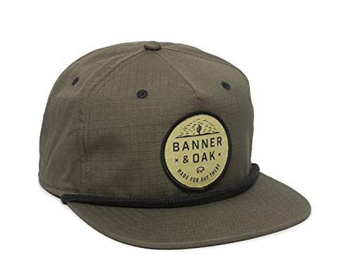 Mojave Scout Patch Snapback Hat - Adjustable Baseball Cap wPlastic Snapback Closure Olive