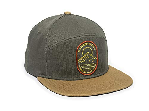 Pinnacle Embroidered Logo Hat - Adjustable Baseball Cap wPlastic Snapback Closure Olive