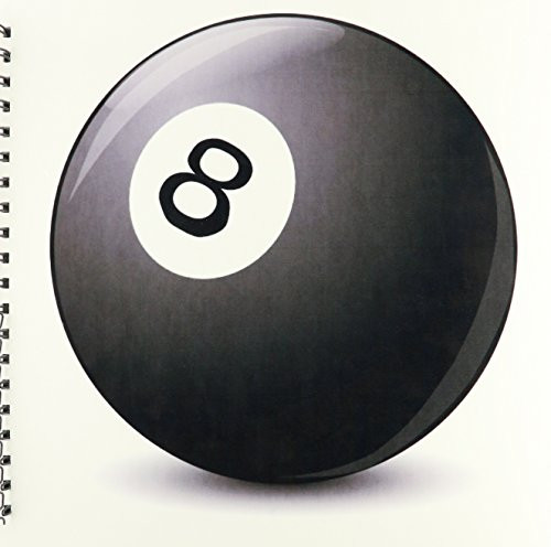 3dRose db-38264-28 Pool Ball Memory Book 12 by 12-Inch