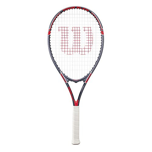 Wilson Tour Slam Adult Strung Tennis Racket 4 38 - RedBlack