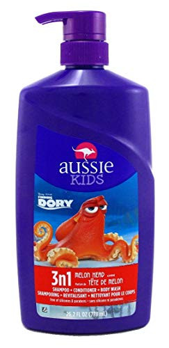 Aussie Kids Shampoo 3-N-1 Melon Head 26_2 Ounce Pump 778ml