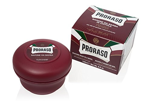 Proraso Shaving Soap in a Bowl, Moisturizing and Nourishing, 5.2 oz