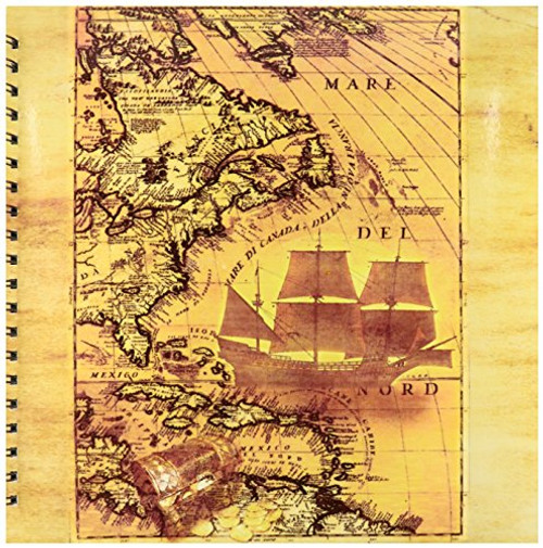 3dRose db-20905-2 Treasure Map Memory Book 12 by 12-Inch 3dRose db-20905-2 Treasure Map Memory Book 12 by 12-Inch