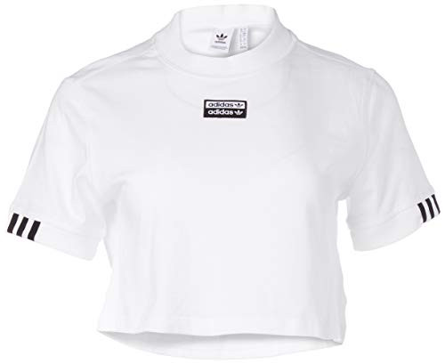adidas Originals Womens Tee Cropped White XX-Small