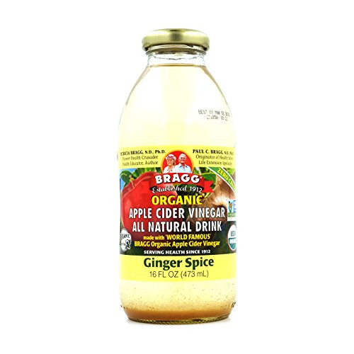 Bragg Apple Cider Vinegar Drink Ginger Spice 16-ounces Pack of6 Bragg Apple Cider Vinegar Drink Ginger Spice 16-ounces Pack of6