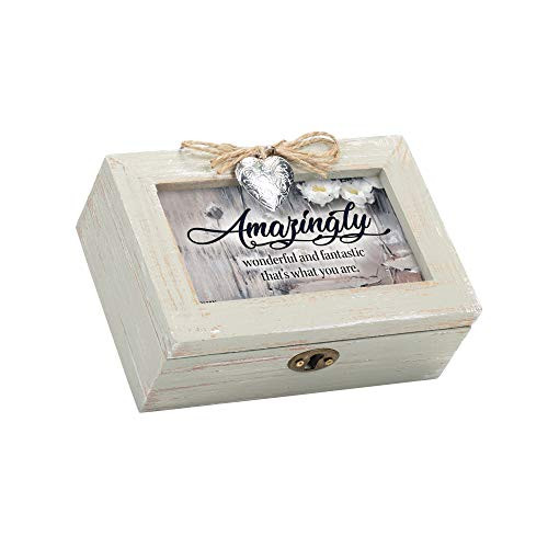 Cottage Garden Amazing Wonderful You are Natural Taupe Wood Locket Petite Music Box Plays You Light Up My Life Cottage Garden Amazing Wonderful You are Natural Taupe Wood Locket Petite Music Box Plays You Light Up My Life