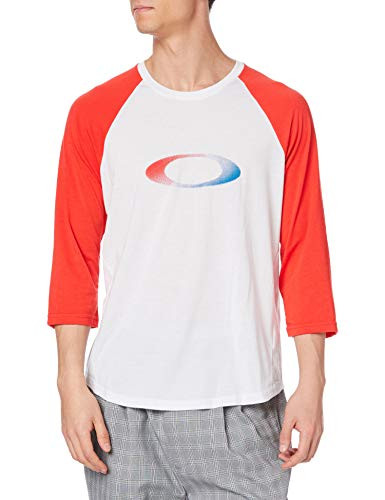 Oakley Mens USA Gradient Ellipse 34 Tee White XL
