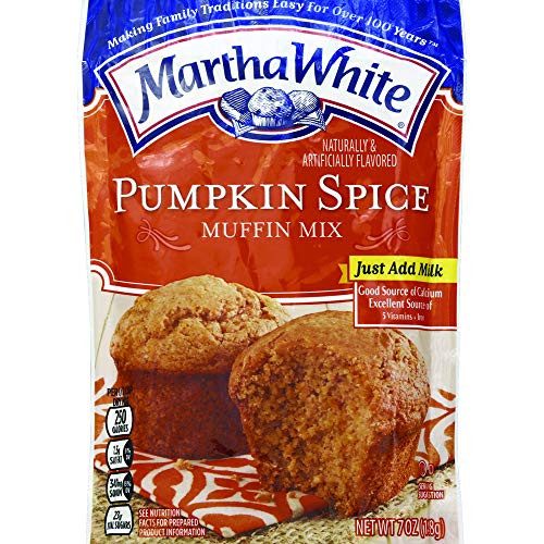 Martha White Pumpkin Spice Muffin Mix 7 Ounce Pack of 12