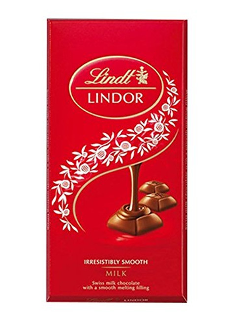 Lindt LINDOR Bar Irresistibly Smooth Milk Chocolate 3_5 Ounce Pack of 12 Lindt LINDOR Bar Irresistibly Smooth Milk Chocolate 3_5 Ounce Pack of 12