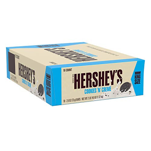 Hersheys Cookies n Creme Candy Bar 18 Count of 2_6 Ounce Bars 46_56 oz Hersheys Cookies n Creme Candy Bar 18 Count of 2_6 Ounce Bars 46_56 oz