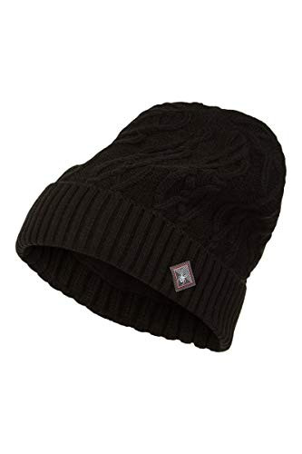 Spyder Active Sports Womens Cable Knit Black One Size