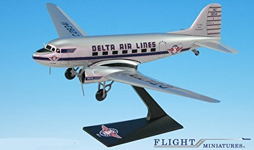 Flight Miniatures Delta Airlines Ship 41 DC-3 Model Airplane