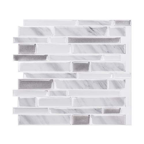 Peel and Stick Backsplash Wall Tiles Stick on Tiles for Kitchen Adhesive Backsplash Tiles Peel and Stick Tiles 11_25x10 10 Sheets