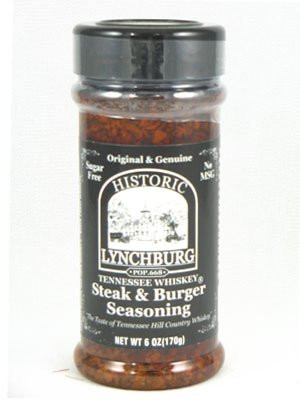 Historic Lynchburg Tennessee Whiskey Steak   Burger Seasoning 4 Pack