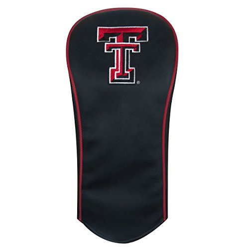 Team Effort Texas Tech Red Raiders Black Driver Headcover Team Effort Texas Tech Red Raiders Black Driver Headcover